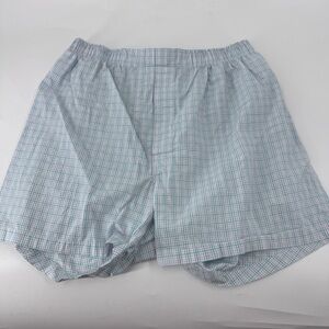 Brooks Brothers Light Blue and Pink Plaid Boxers